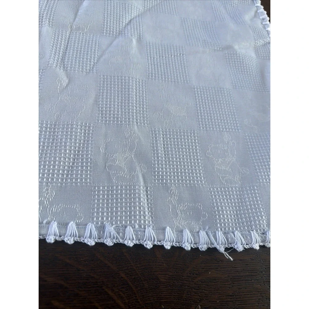 Winnie The Pooh Baby Blue Blanket Jacquard Teddy Bear‎ 35x35